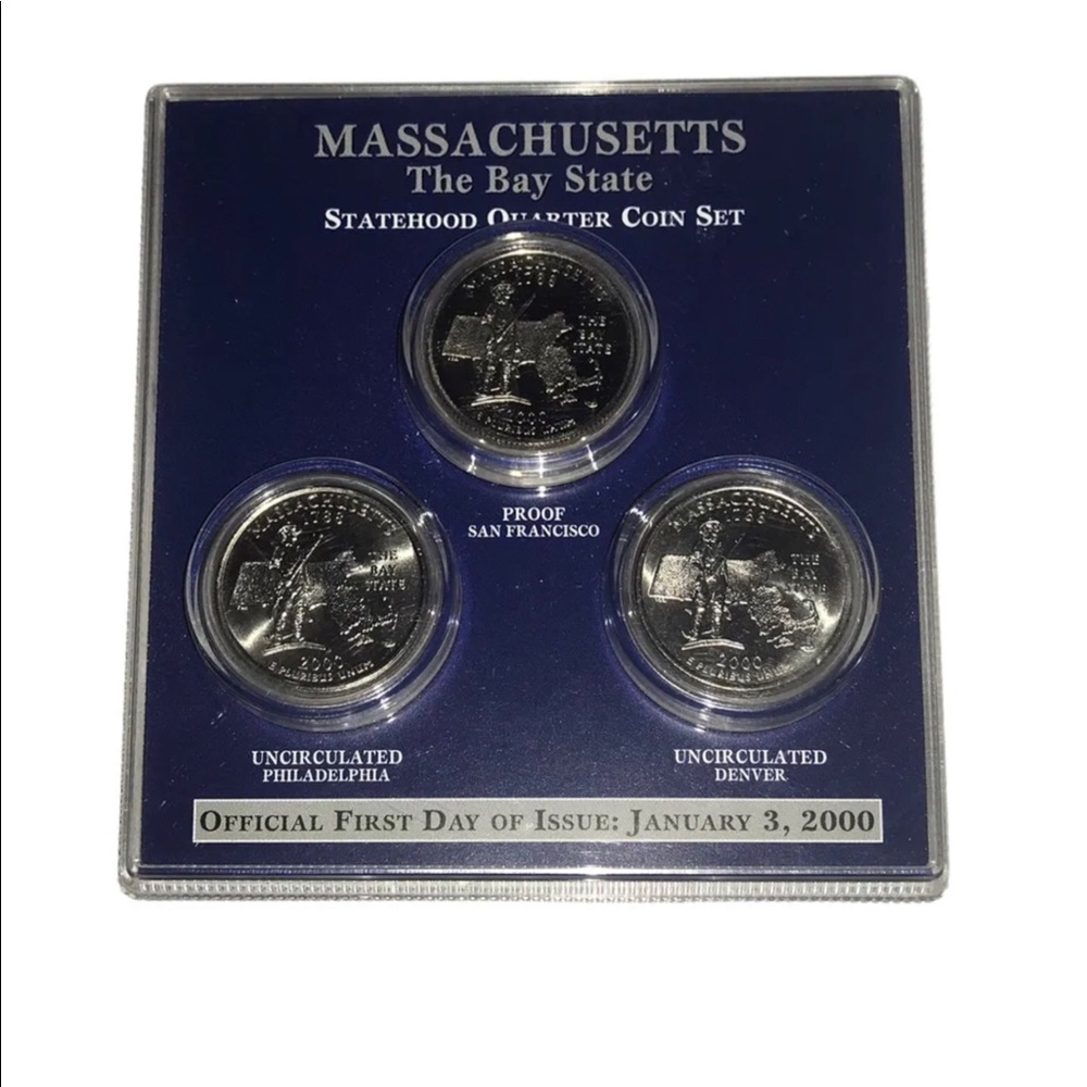 Massachusetts Statehood Quarter Coin Set